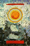Armando BALDINELLI "Landscape", 1973 - stone + glass mosaic on cement - 122x79 cm THF
