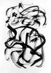 John J BLOM "Outburst Series I. - Chaos", 1983 - Indian ink on paper - 49x31 cm ©THF