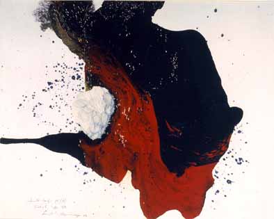 Christo COETZEE "Montanaya, 1956, suite", 1975/78 - enamel paint and mixed media on paper (PELMAMA)