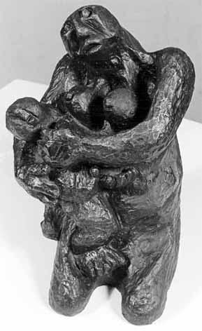 DUMILE Mother & child, 1966 - bronze ed. 3