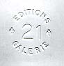 This was the official seal used for all editions of original graphics by SA artists published by Editions Gallery 21, Johannesburg