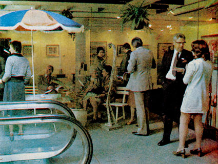Gallery 101 Hollard Street Johannesburg as it looked in September 1975 (image The Star, Johannesburg, 3rd September, 1975)