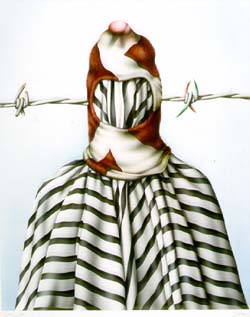 Norman CATHERINE "Discrimination", 1976  - airbrush - 054.5x043 cm (PELMAMA)  Norman CATHERINE