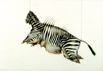 Norman CATHERINE "Zootomy", 1977  - airbrush - 062x092 cm (PELMAMA)  Norman CATHERINE