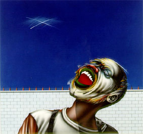 Norman CATHERINE "Walls without clouds", 1979  - airbrush - 041x044 cm (PELMAMA)  Norman CATHERINE
