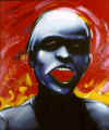 Norman CATHERINE "Apocalypse", 1982/84  - acrylic on canvas - 093.5x076 cm (PELMAMA)  Norman CATHERINE