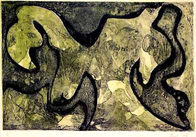 Pearl GELB "Untitled", 1972 - aquatint 2/6 - PGEL 72/01 (Gertrude Agranat Bequest)