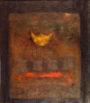 Tadeusz JAROSZYNSKI "Rune Stone", 1979 - oil/canvas - 64x54 cm