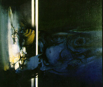 Willem (Wim) BLOM "Man consumed", 1967 - oil/canvas - 81x96 cm (PELMAMA)